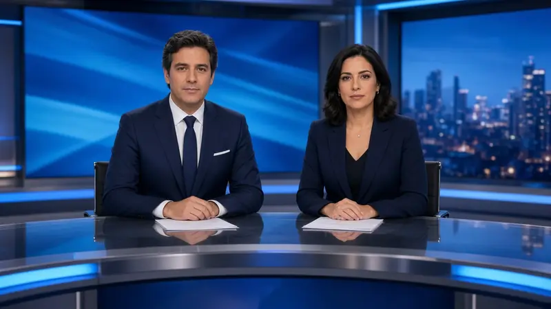 Estudio de noticias